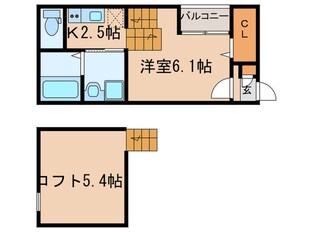 サンブラスハイム大曽根の物件間取画像